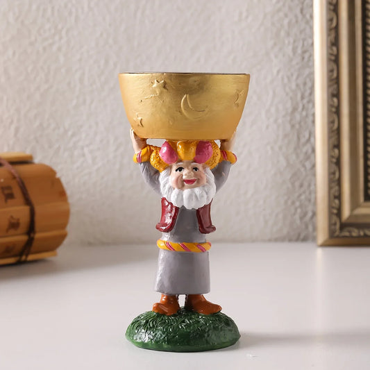 TEMU-Resin Creative Middle Eastern Character Statue Incense Holder - alotasawkli