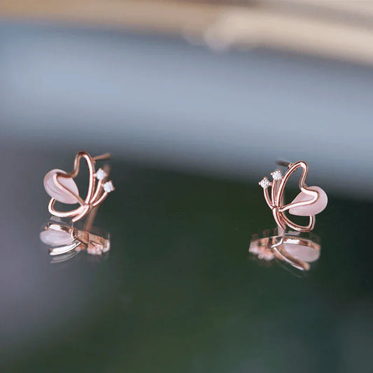 Creative and Fashionable Butterfly Earrings - alotasawkli