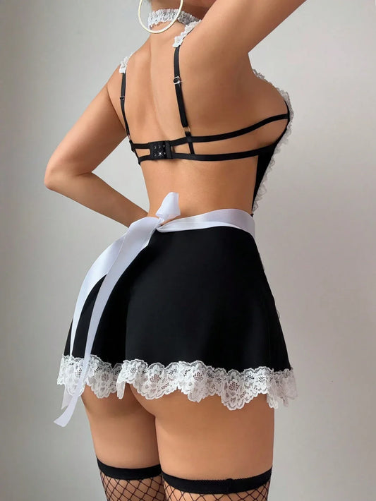 Fantasy Costume Women’s Butterfly Lingerie Set – 3 Pieces - alotasawkli