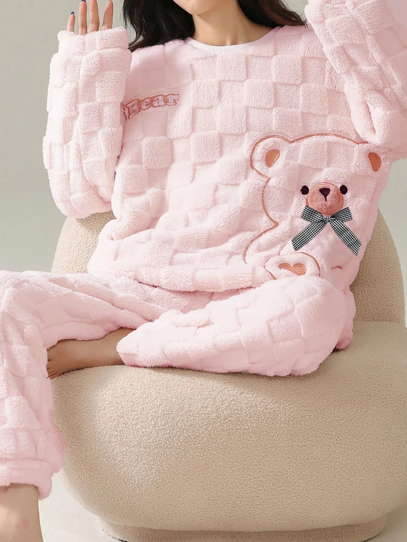 Soft Striped Flannel Pajama Set - alotasawkli