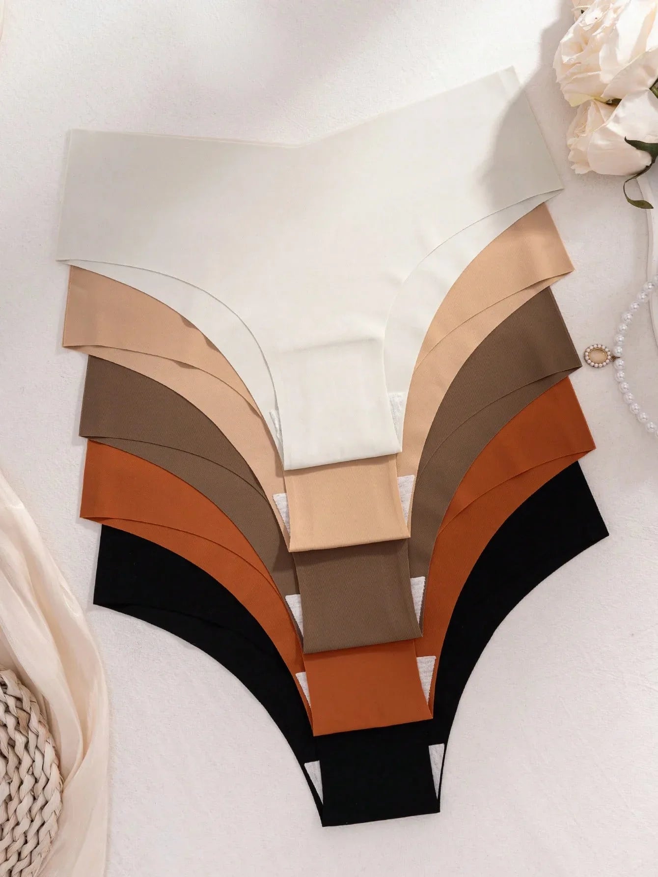 5-Piece Women’s Panty Set – Comfortable, Soft, Breathable & Attractive - alotasawkli
