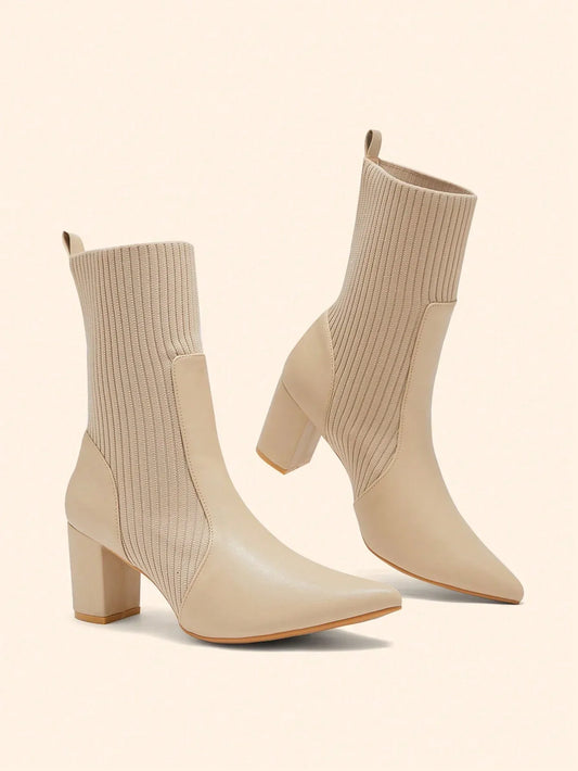 CUCCOO BASICS: Versatile Mid-Calf Chunky Heels - alotasawkli