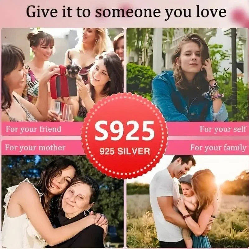 1 Pair S925 Sterling Silvery Fashion Vintage - alotasawkli