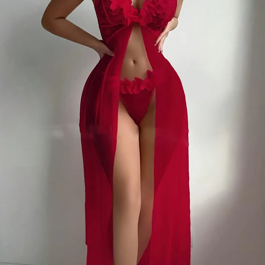 TEMU-Teddies Lingerie for Women: Sexy Lace Sleepwear - alotasawkli