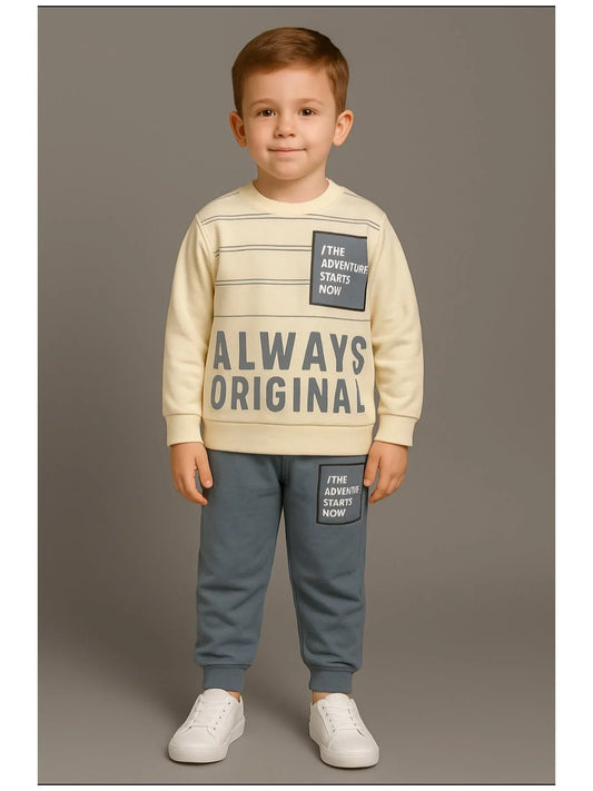 مجموعة ملابس داخلية وقميص للأولاد - alotasawkli