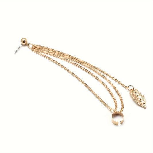 Hot-selling Women's Ear Clips 1 Piece Of Personality - alotasawkli