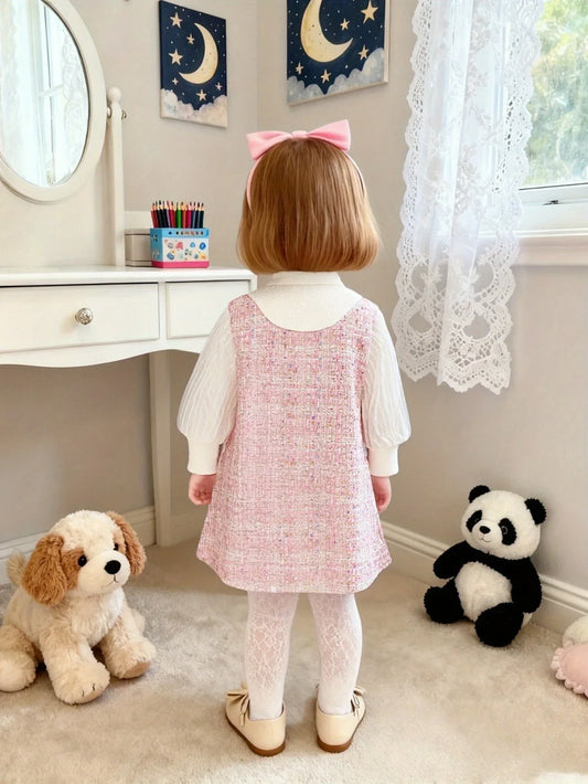 TEMU-New Arrival Girl's Winter Party Dress - alotasawkli