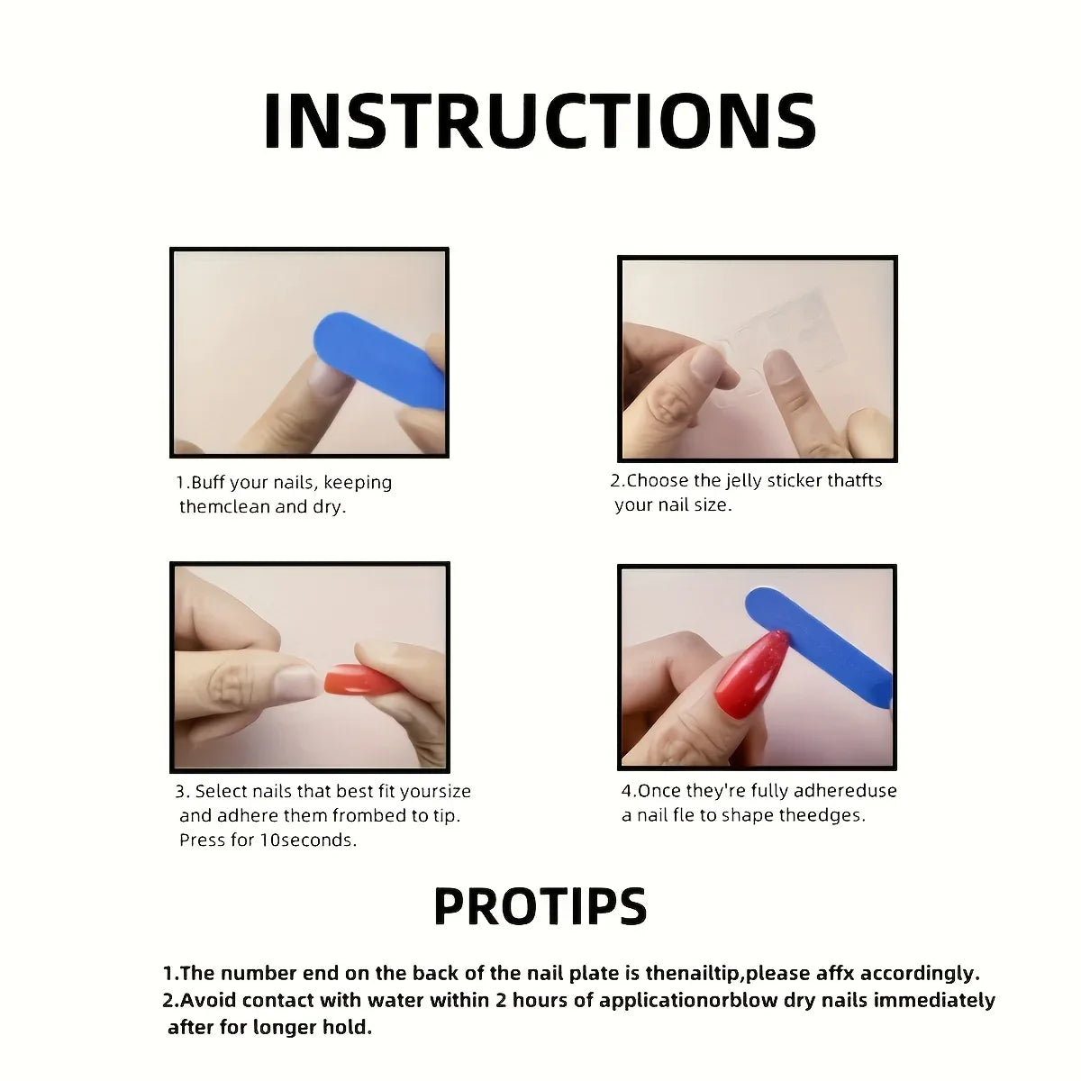 24pcs Nail Stickers - alotasawkli