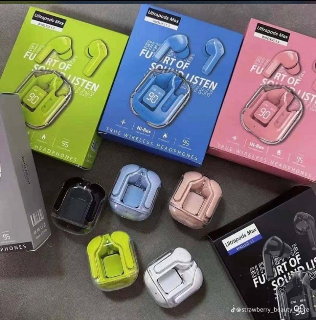 Transparent Bluetooth Earbuds - alotasawkli