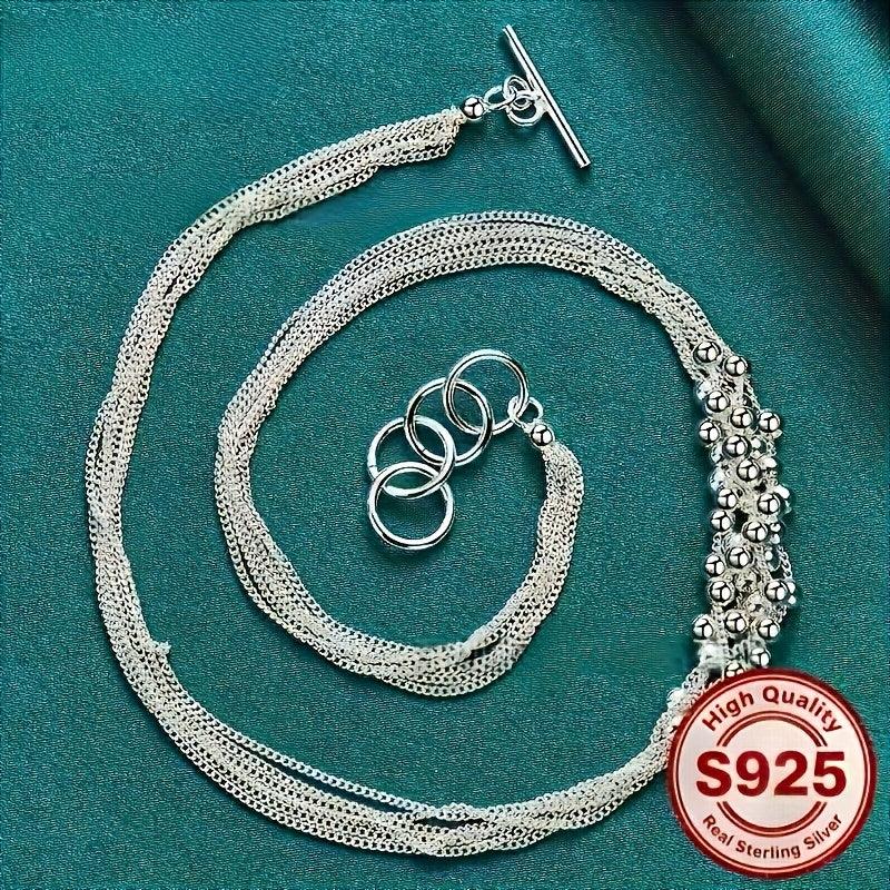 TEMU-A High-End Fashion 925 Sterling Silvery 6 - alotasawkli