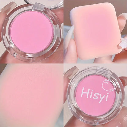 HISYI 9 Colors Blush Powder - Shimmering Pearlescent Blush - alotasawkli