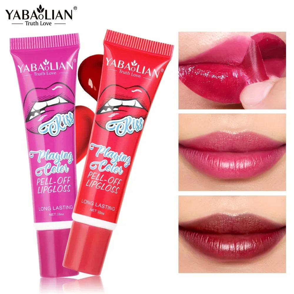 YABAOLIAN Matte Lip Gloss - Long-Lasting, Waterproof Tear - alotasawkli