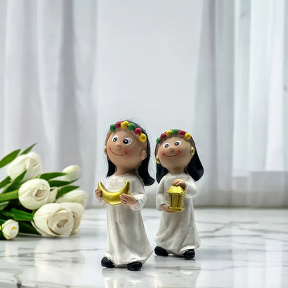 TEMU-Elegant Ramadan Decor with Floral Headpieces, Eid al-Fitr Decoration - alotasawkli