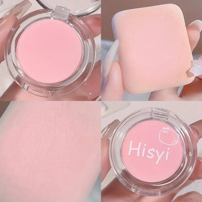HISYI 9 Colors Blush Powder - Shimmering Pearlescent Blush - alotasawkli