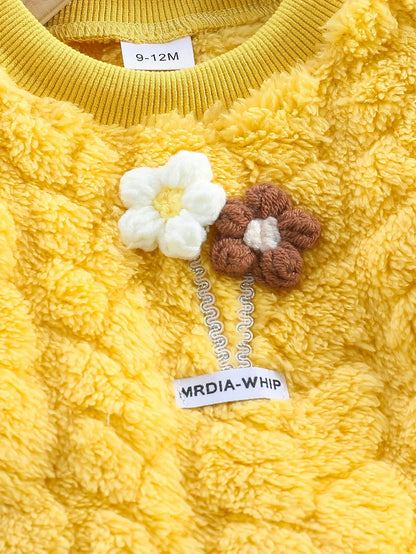 TEMU-Yellow Floral Long Sleeve - alotasawkli