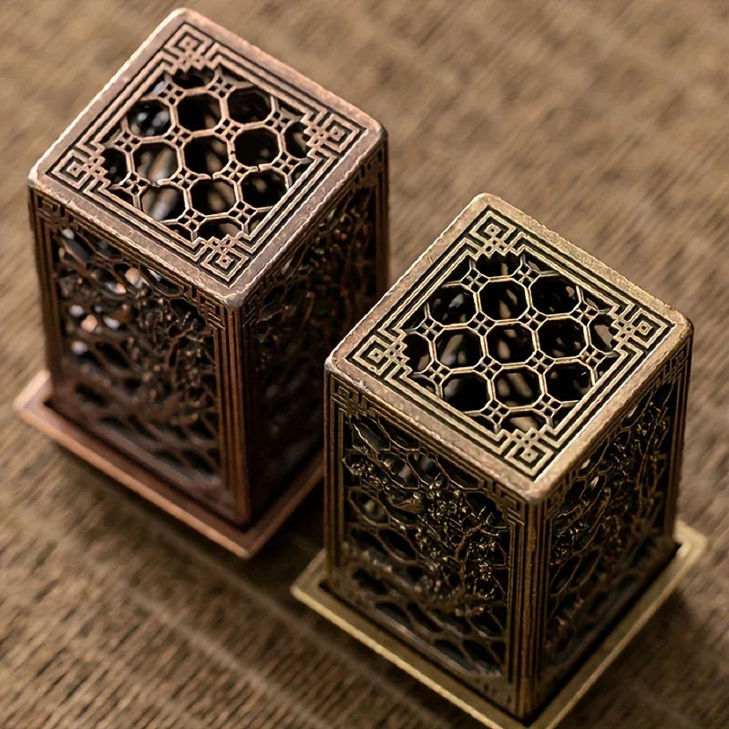 TEMU-2pcs Set Hollow Perfume Burners | Perfect for Ramadan - alotasawkli