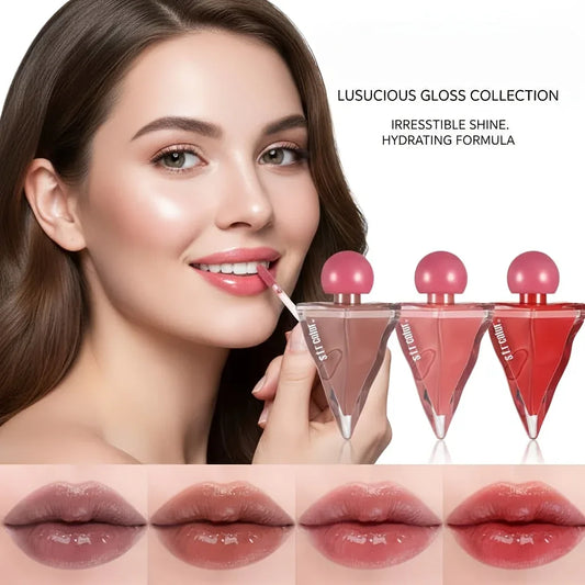 4-Color Matte Lip Gloss - Long-Lasting, Non-Fading Formula for All-Day Wear - alotasawkli