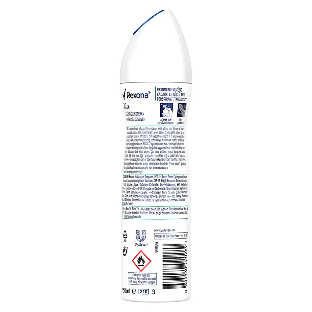 Rexona Women's Spray Deodorant Invisible Fresh 72 Hour Continuous Protection 150 ml - alotasawkli