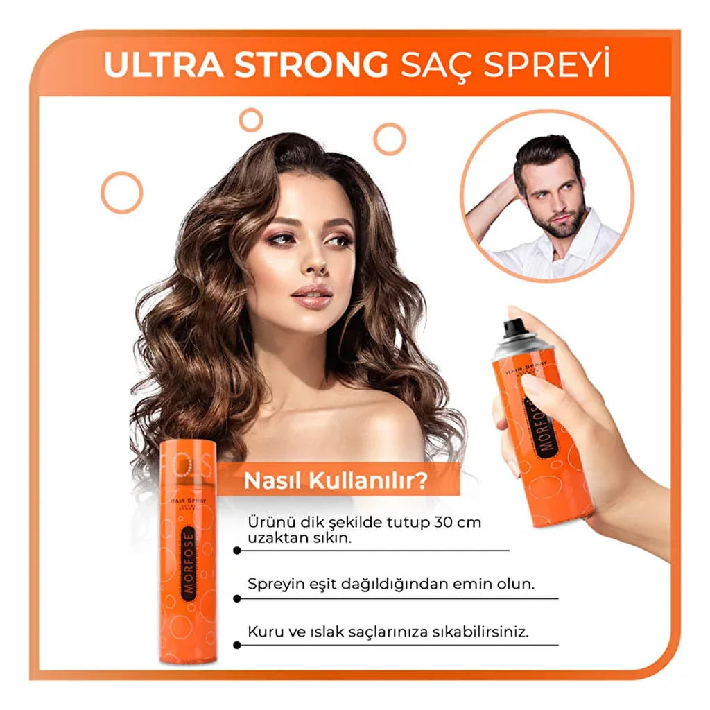 Morfose Ultra Strong Hair Spray 300 ml - alotasawkli