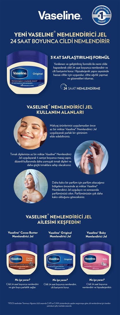 Vaseline Moisturizing Gel Cream Original 50 ml - alotasawkli