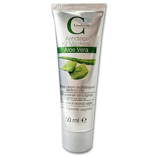 Claderm Aloe Vera Clay Face Mask 50 ml - alotasawkli
