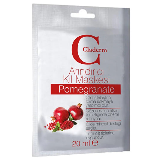 Claderm Purifying Clay Mask Pomegranate 20 ml - alotasawkli