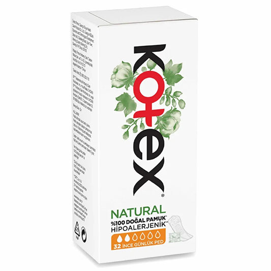 Kotex Natural Thin Daily Pads 32-pack - alotasawkli