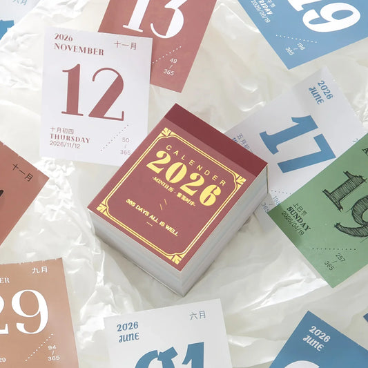 1pc 2026 Mini Calendar - alotasawkli
