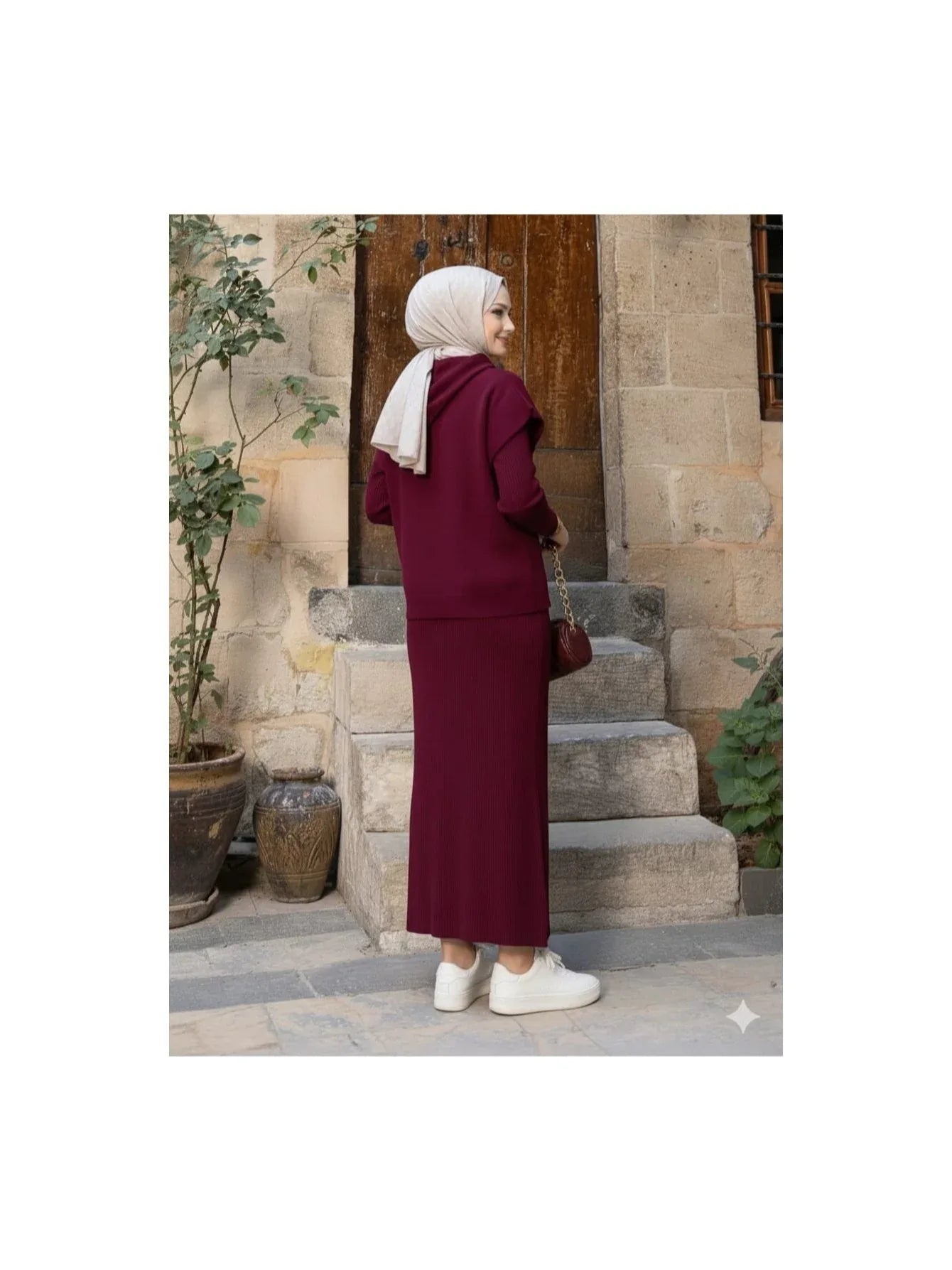 طقم سويت شيرت بجيوب وقبعة من SAYZEN - سترة 2 قطعة - alotasawkli