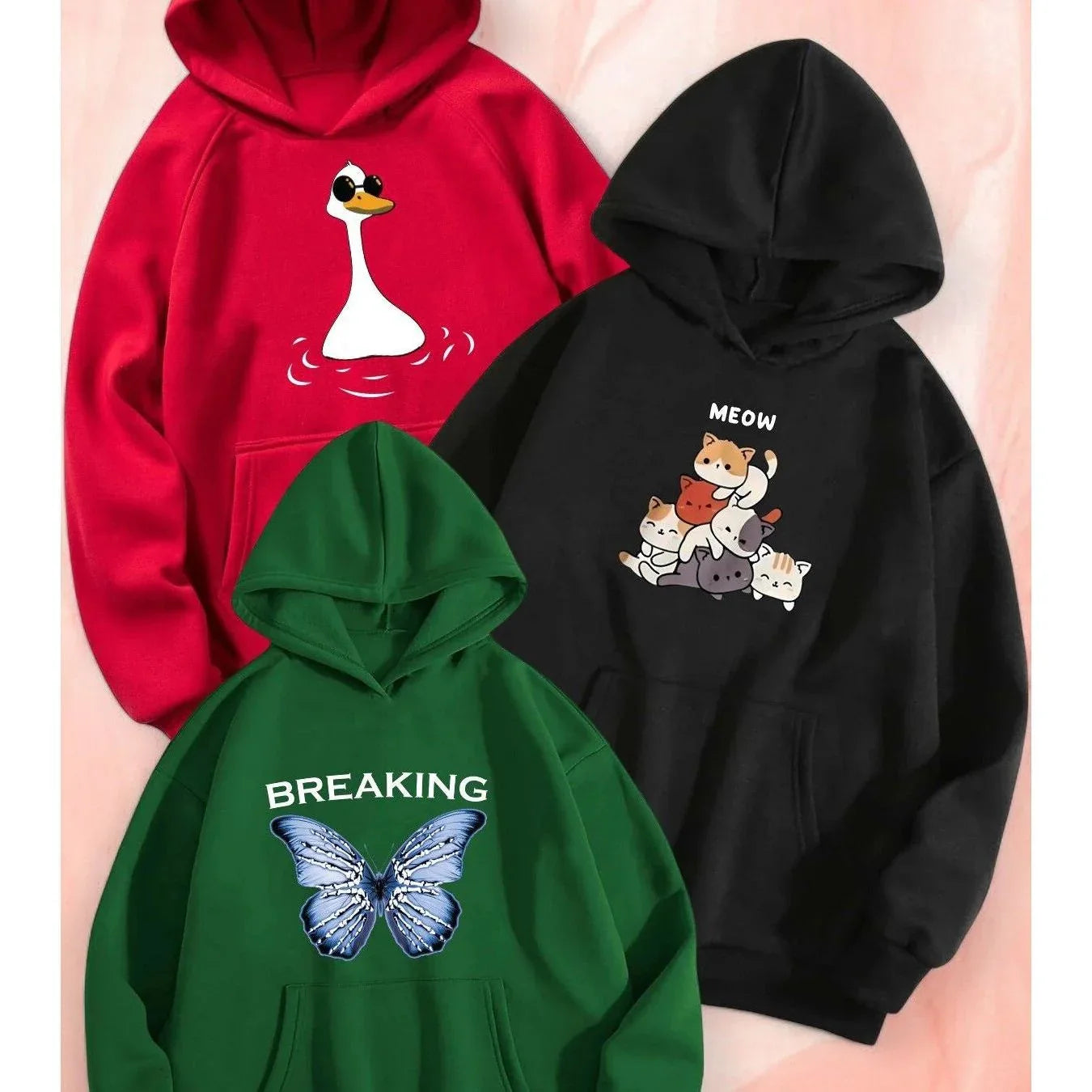3Rd Package Printed Oversize Unisex Sweatshirt - alotasawkli