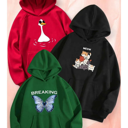 3Rd Package Printed Oversize Unisex Sweatshirt - alotasawkli