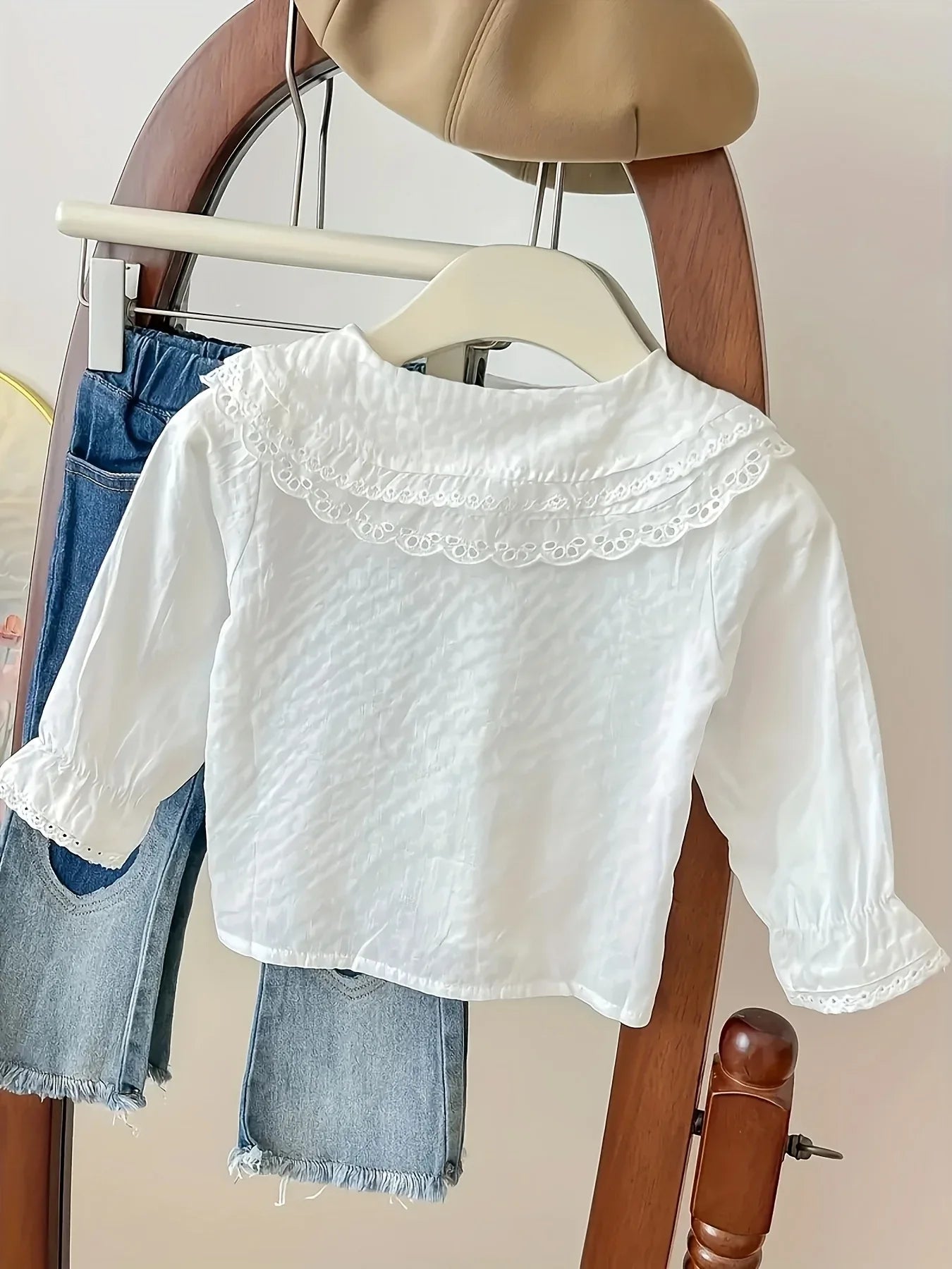 TEMU-Girls' Shirt, Long Sleeved - alotasawkli
