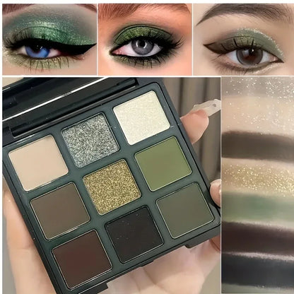 TEMU-K'APEINE 9-color Eyeshadow Palette - alotasawkli