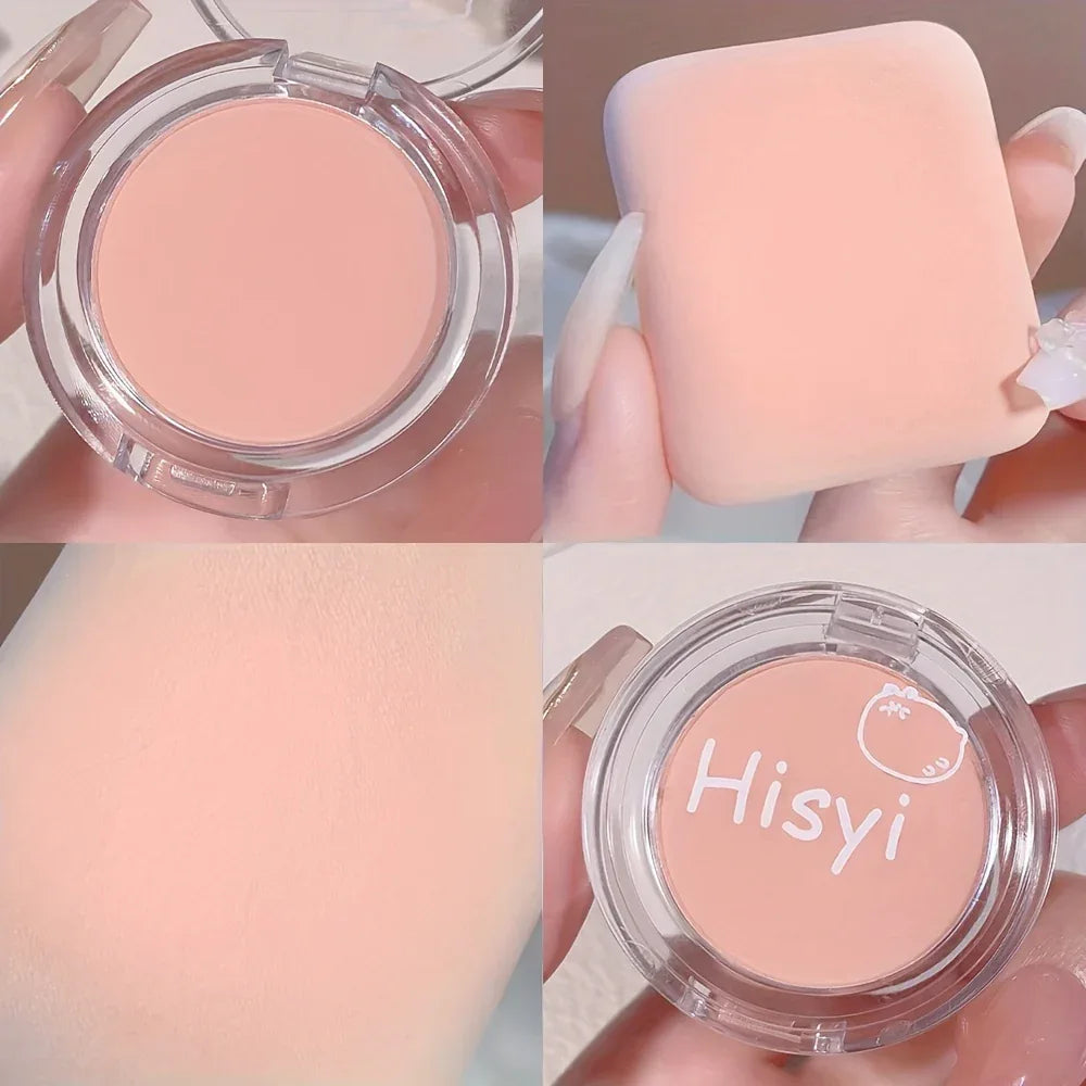 HISYI 9 Colors Blush Powder - Shimmering Pearlescent Blush - alotasawkli