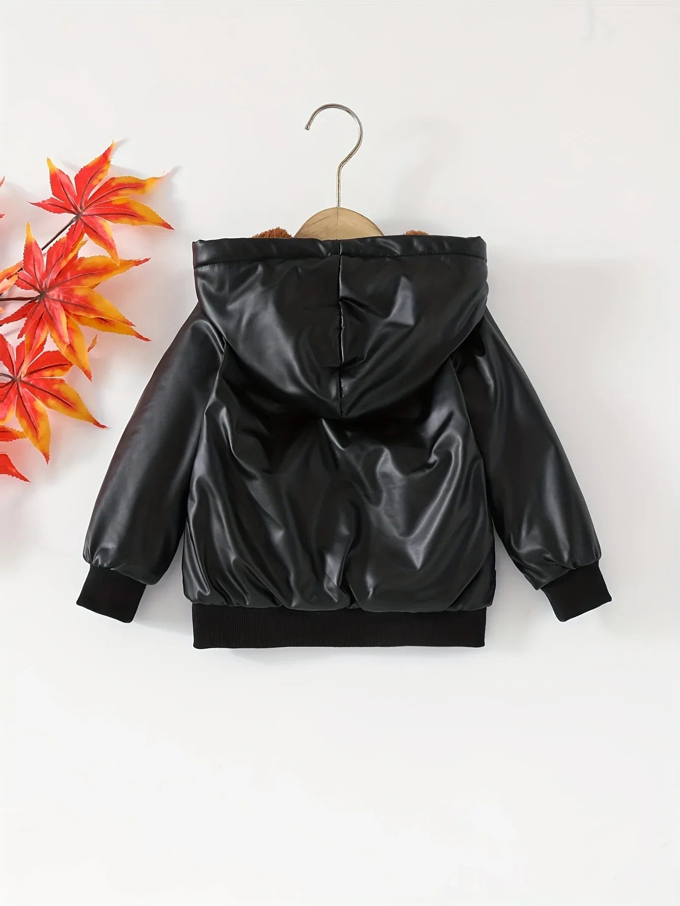 TEMU-A Cozy Fleece-Lined Hooded Zip-Up Jacket - alotasawkli