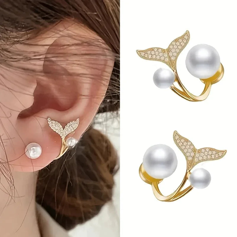 1 Pair of Fashionable and Elegant Mermaid - alotasawkli