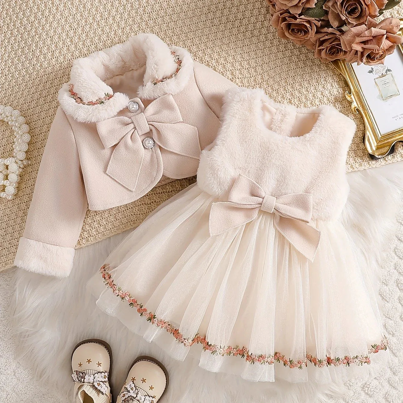 TEMU-Girls' Eid Outfit, Ramadan Dress - alotasawkli