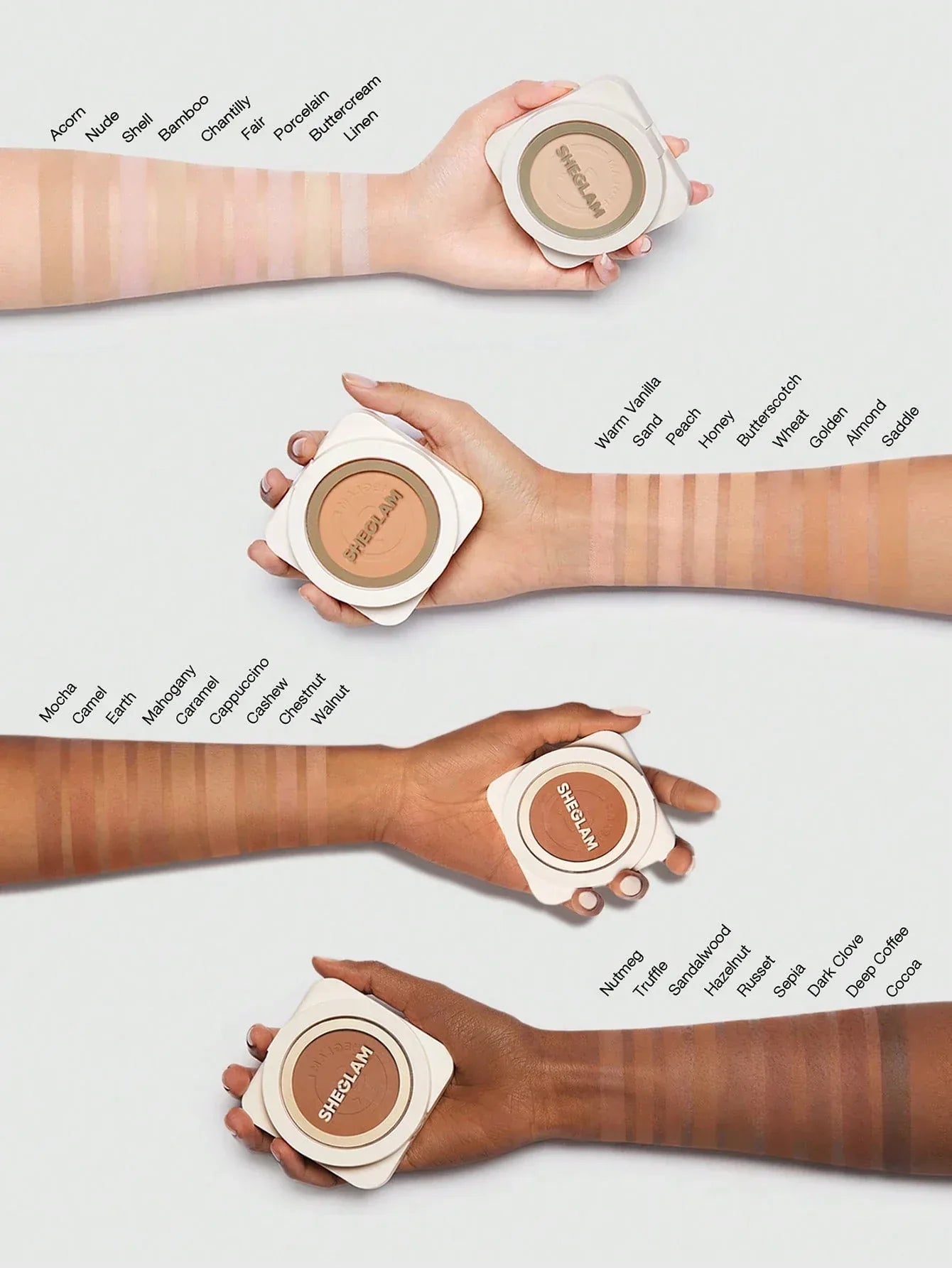SHEGLAM Skin-Focus High-Coverage Foundation Powder – Porcelain - alotasawkli