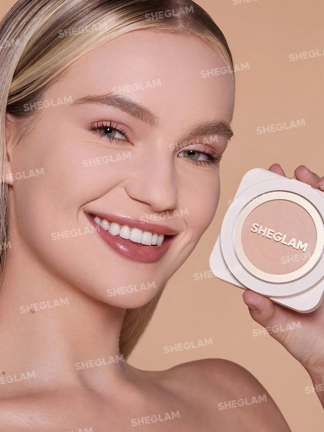 SHEGLAM Skin-Focus High-Coverage Foundation Powder – Porcelain - alotasawkli