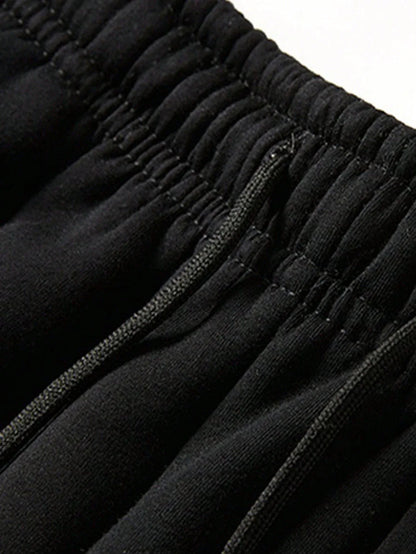 Men's Thermal Fleece-Lined Straight Leg Sweatpants - alotasawkli