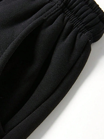 Men's Thermal Fleece-Lined Straight Leg Sweatpants - alotasawkli
