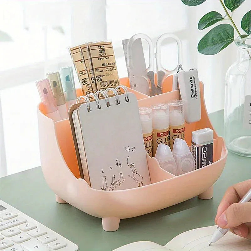 TEMU-Large-Capacity Cute Cartoon Pencil Holder & Desk Organizer - alotasawkli