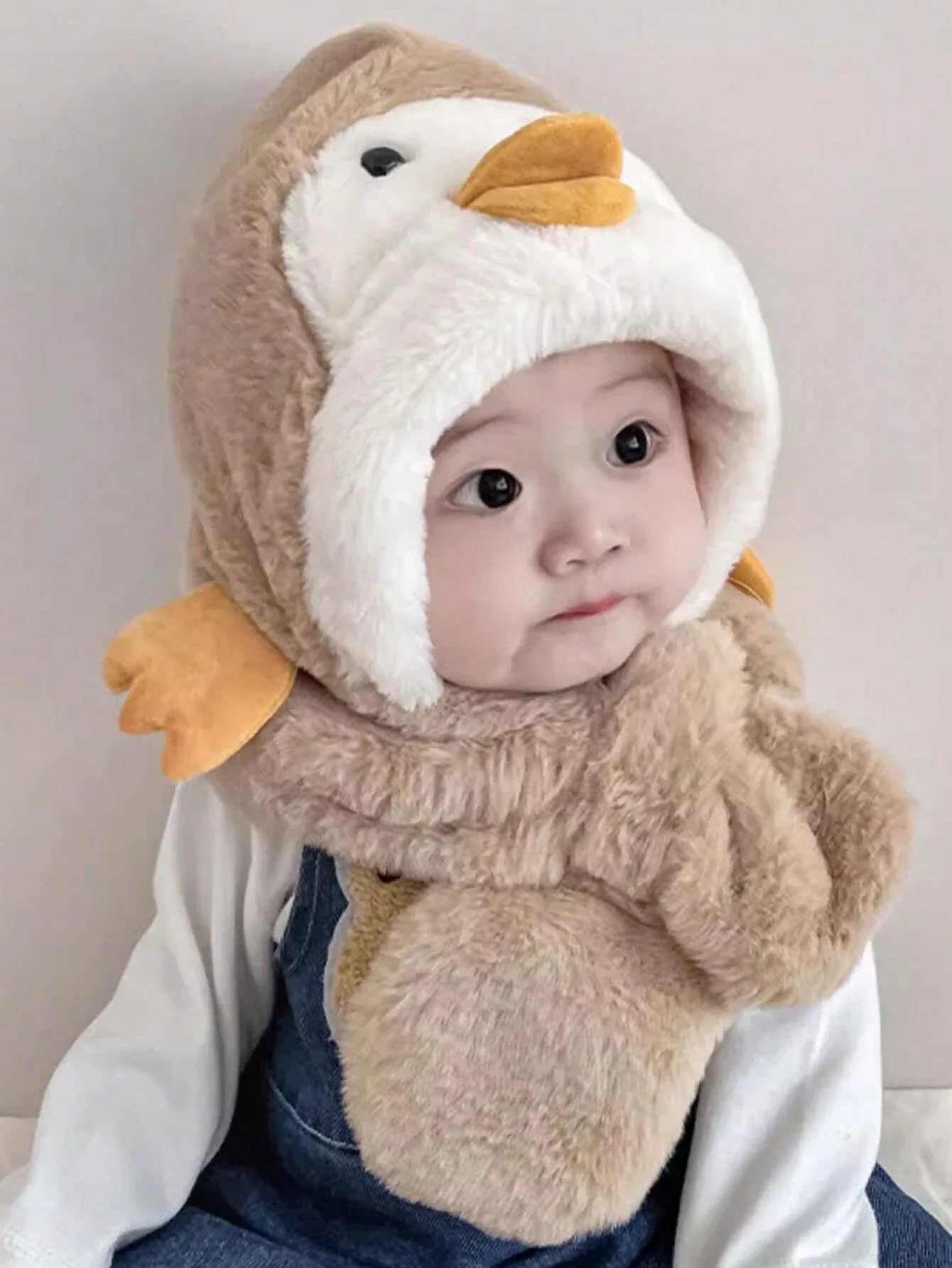 Kids’ Duck Design Cozy & Warm Beanie Hat - alotasawkli