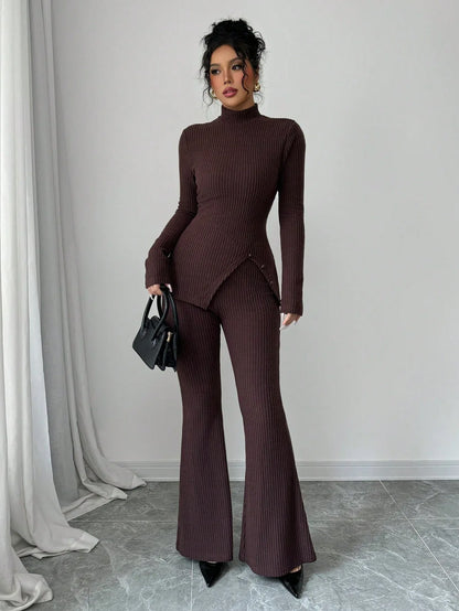 SHEIN-Opuloom 2-piece women's set consisting of a long-sleeved - alotasawkli