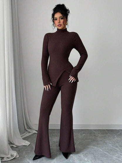 SHEIN-Opuloom 2-piece women's set consisting of a long-sleeved - alotasawkli