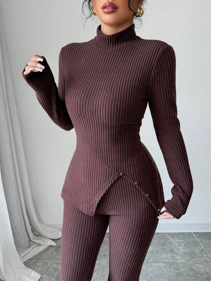 SHEIN-Opuloom 2-piece women's set consisting of a long-sleeved - alotasawkli
