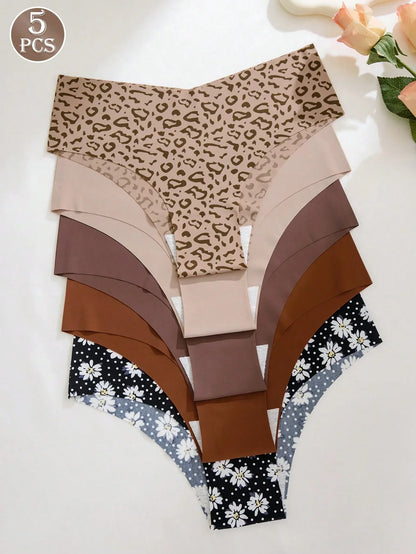 5-Piece Women’s Panty Set – Comfortable, Soft, Breathable & Attractive - alotasawkli