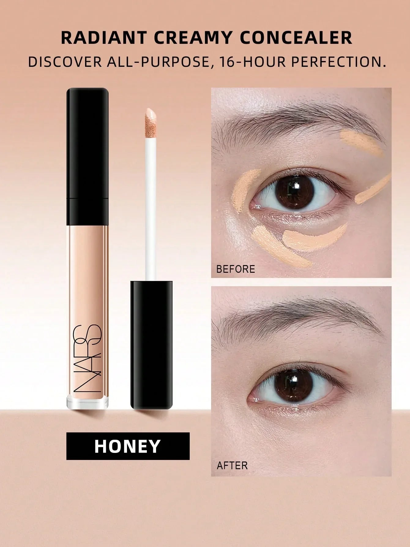 NARS Creamy Radiant Concealer – Mini Size (1.4 ml / 0.05 oz) – Shade: Custard - alotasawkli