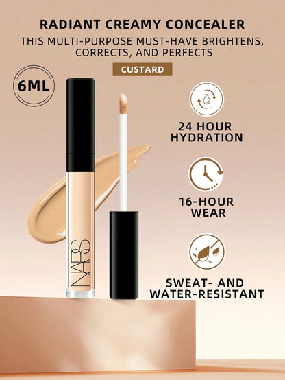 NARS Creamy Radiant Concealer – Mini Size (1.4 ml / 0.05 oz) – Shade: Custard - alotasawkli