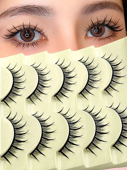 Spiky Manga False Eyelashes – 2–10 Pairs - alotasawkli